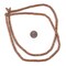 The Bead Chest Light Brown Tube Natural Wood Beads (7x5mm): Organic Eco-Friendly Wooden Bead Strand for DIY Jewelry, Crafts, Necklace and Bracelet Making